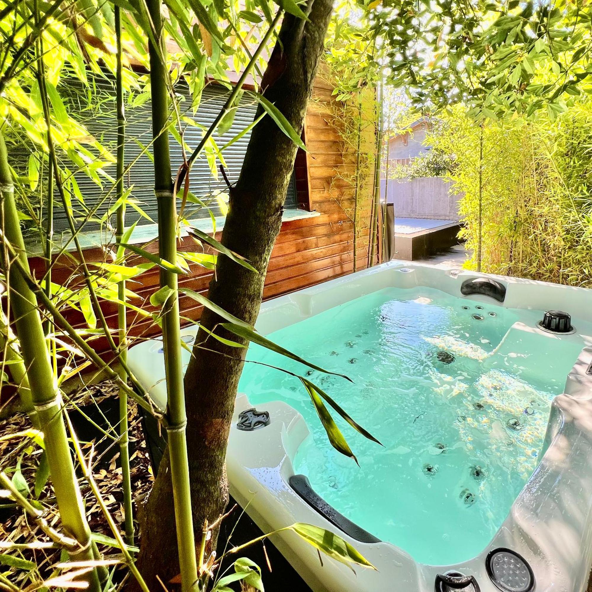 La Villa Canopee - Piscine Chauffee-Fibre-Clim-Jacuzzi غوجان-ميستراس المظهر الخارجي الصورة